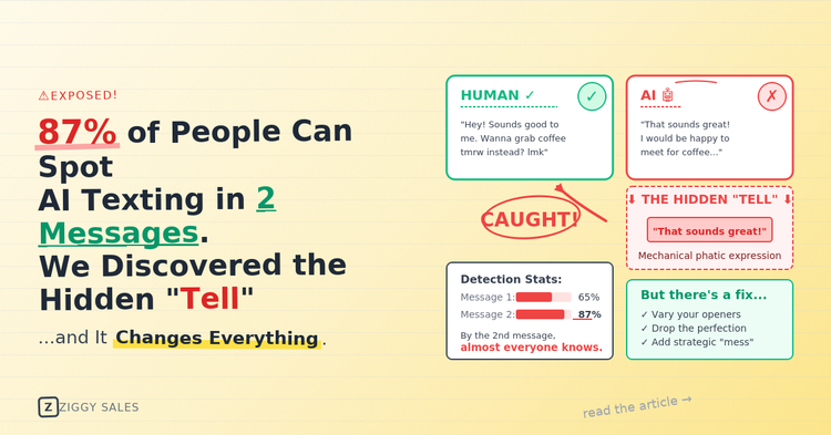 87% of People Can Spot AI Texting in 2 Messages. We Discovered the Hidden "Tell" and It Changes Everything